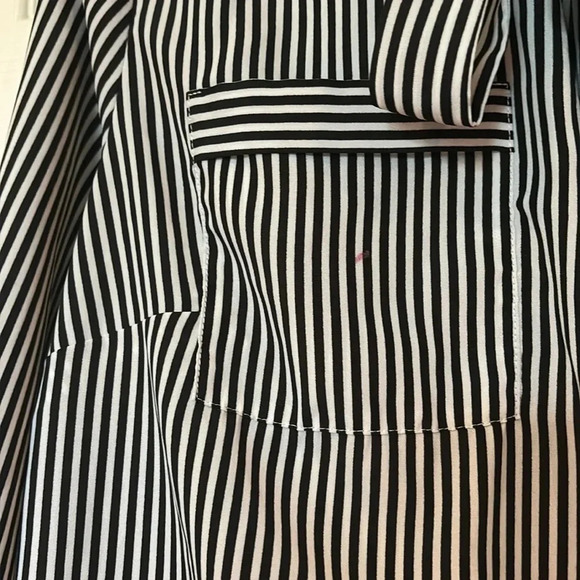 Lord & Taylor striped tie now collar longs sleeve shirt Sz  L - Picture 13 of 13